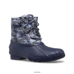 🆕 Sperry | Saltwater Water Resistant | Camo Duck Boots | Size 11 (Little Kid)