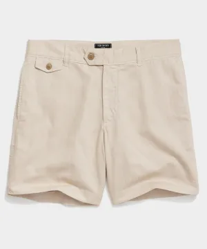 7" Cotton Linen Hudson Short