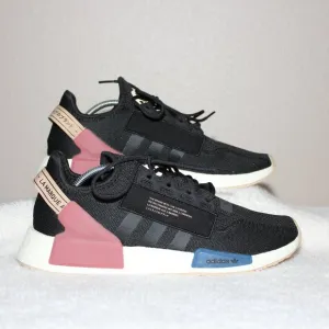 Adidas Mens NMD R1 V2 Shoes Black Blue Red Size 11