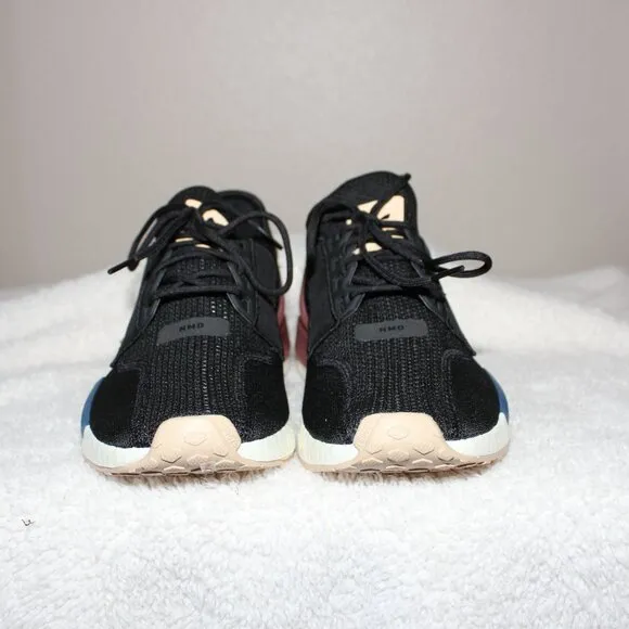 Adidas Mens NMD R1 V2 Shoes Black Blue Red Size 11