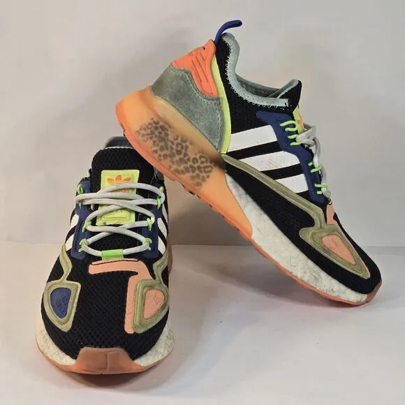 Adidas ZX 2K Boost Shoes FX6530 Marathon Running Shoes Sneakers Size 5