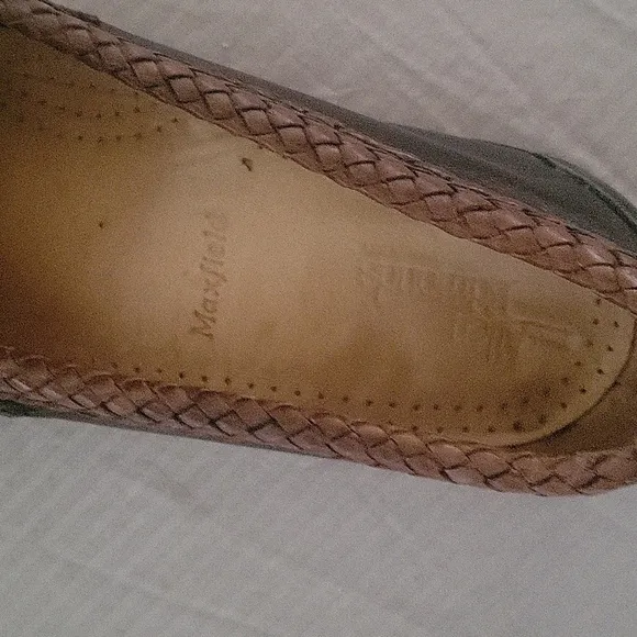 ALLEN EDMUNDS Designer Maxfield Tassel Leather Loafers 7.5 Business Casual Work