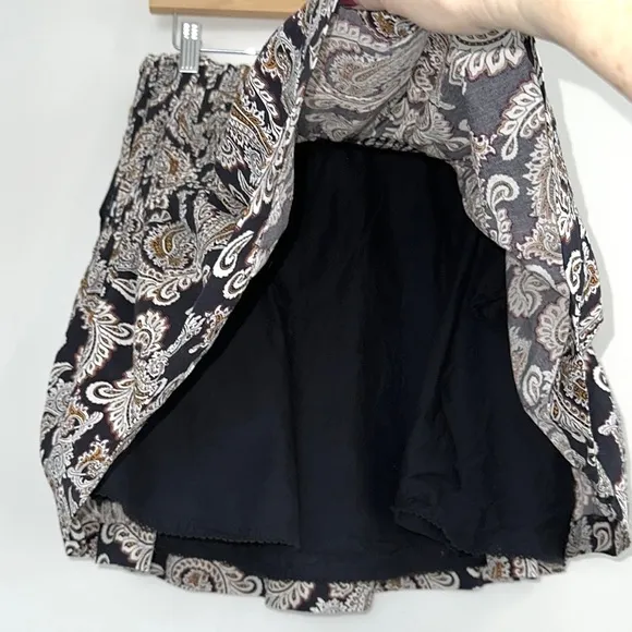 ANTHROPOLOGIE Eula Pintucked Mini Skirt