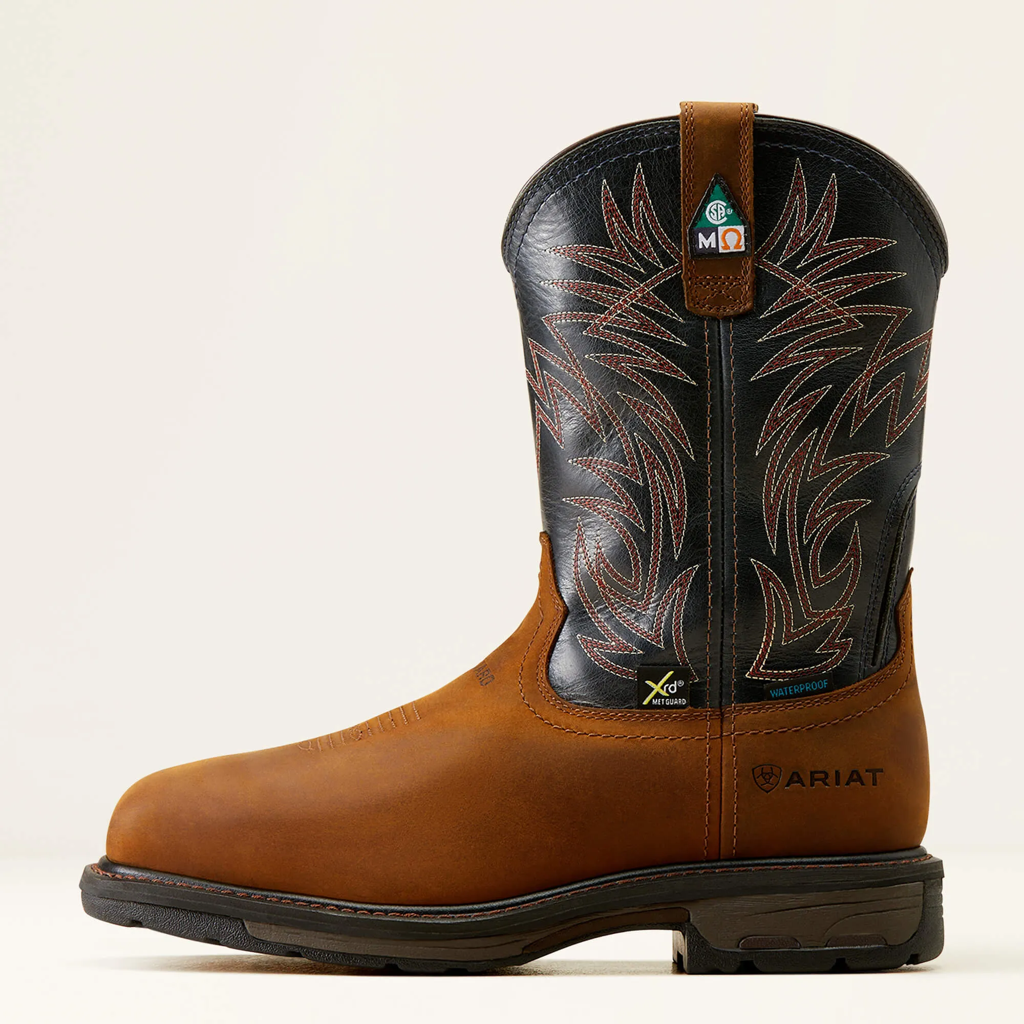 Ariat Men's WorkHog 11" Comp Toe WP MG CSA PR Western Work Boot- 10042553