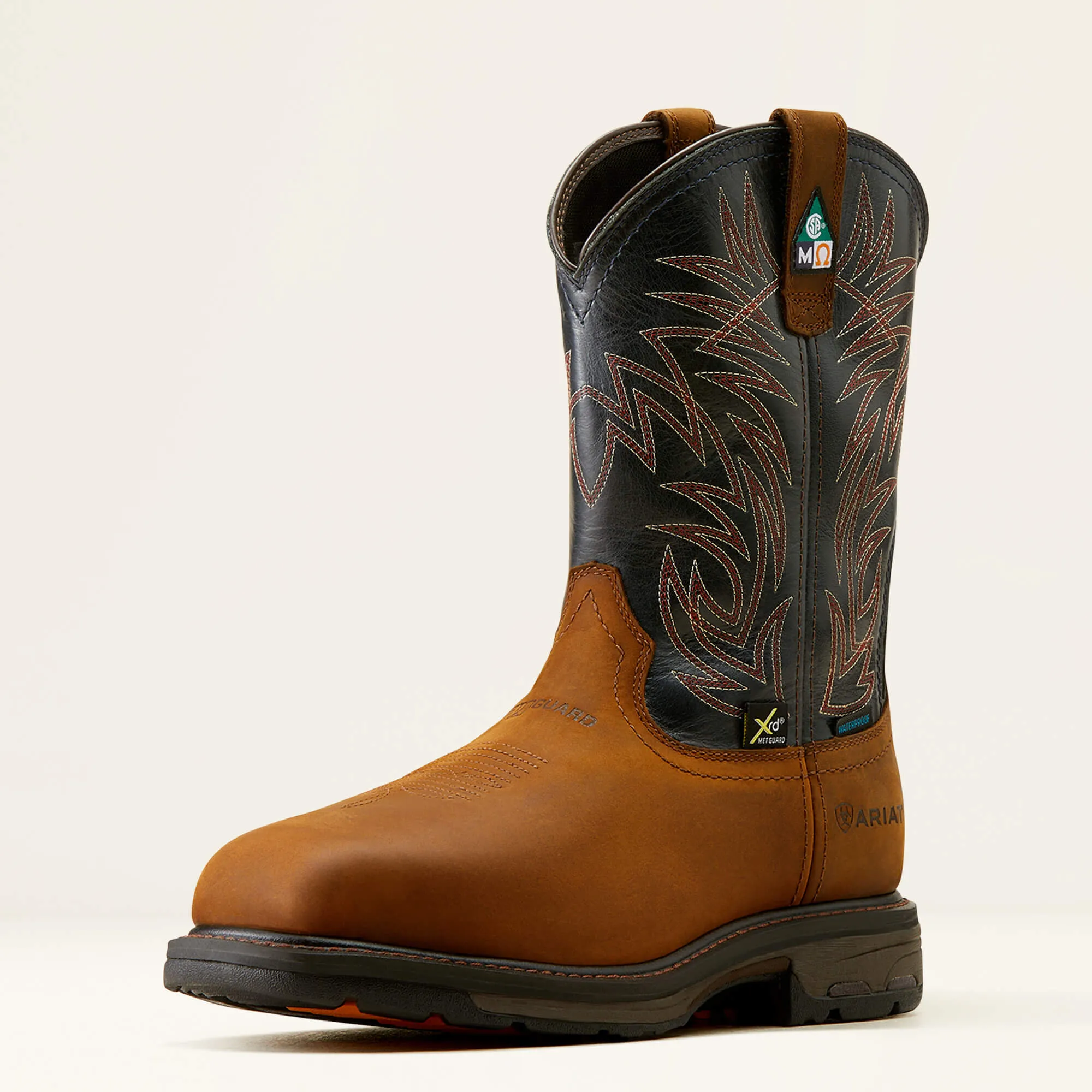 Ariat Men's WorkHog 11" Comp Toe WP MG CSA PR Western Work Boot- 10042553