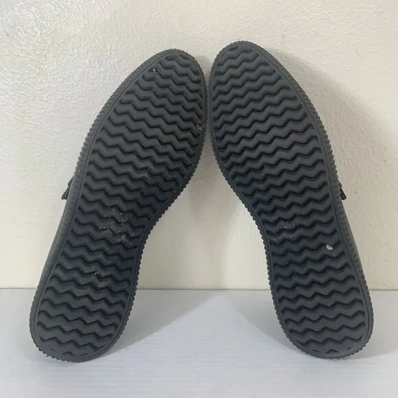 ASOS 1950s Style Black Men's CREEPERS Tassel Penny Loafers Slip On Oxford Size 9