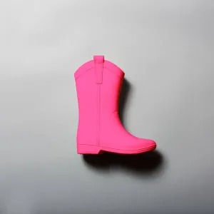 Atomic Pink Kid's All Weather Rubber Cowboy Boots