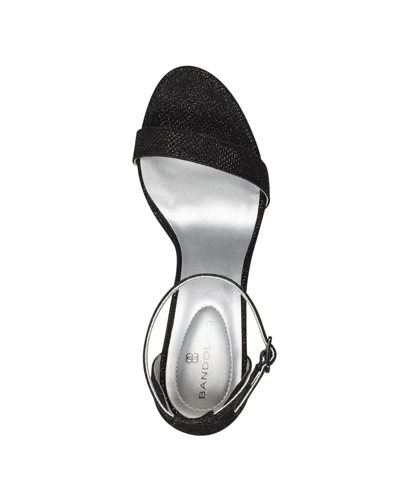 Bandolino Women's Armory Heeled Sandal BNARMORY2 Black Fabric 6M