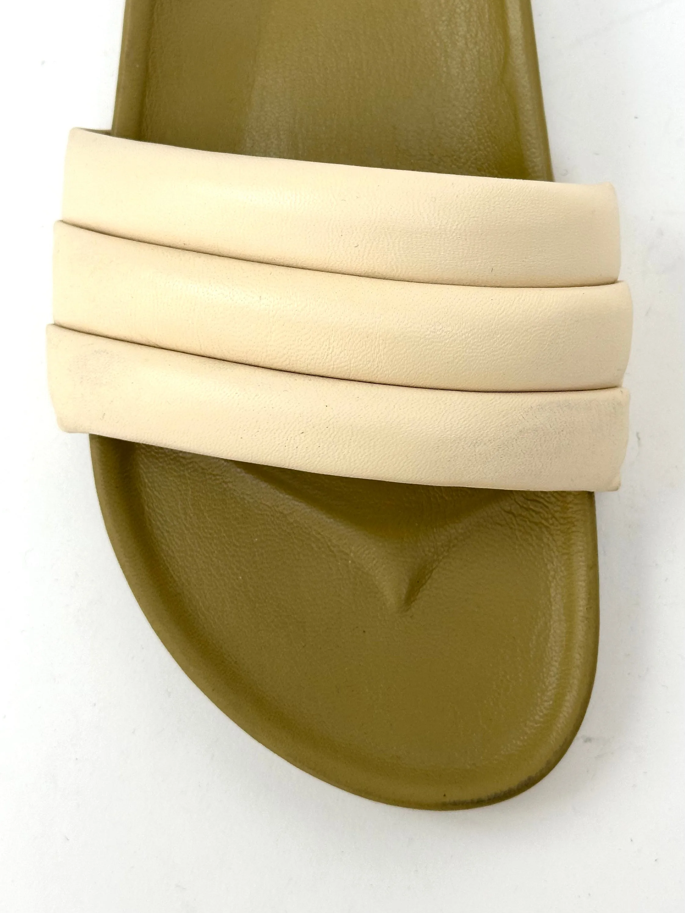 Beatrice Valenzuela Quilted Lambskin Sandals