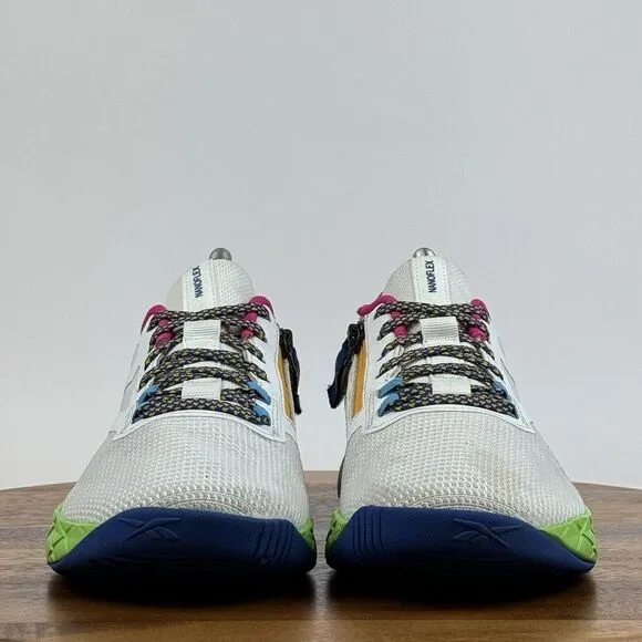 Big Kids Reebok Nanoflex Parafit TR SO White‎ Athletic Running Sneakers Size 6 Y