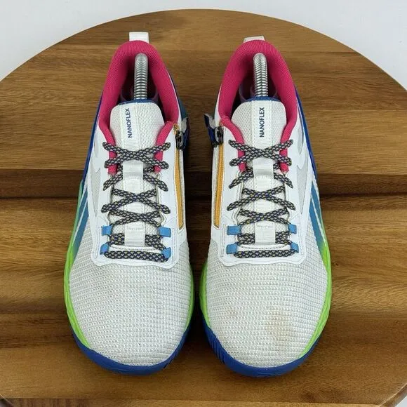 Big Kids Reebok Nanoflex Parafit TR SO White‎ Athletic Running Sneakers Size 6 Y