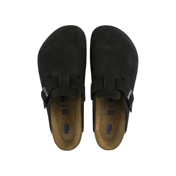 Birkenstock Men's Boston Soft Footbed Black