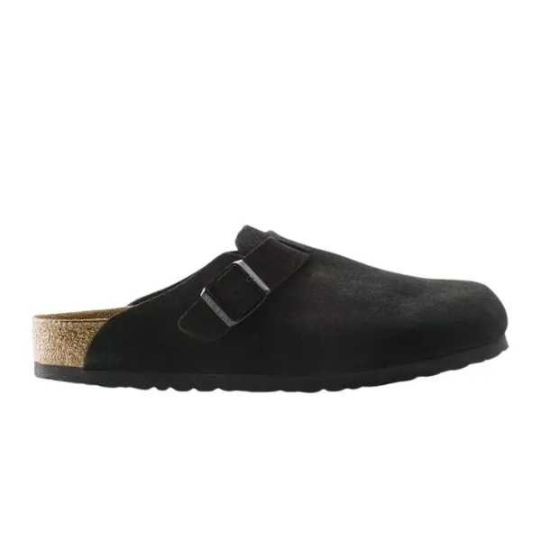 Birkenstock Men's Boston Soft Footbed Black