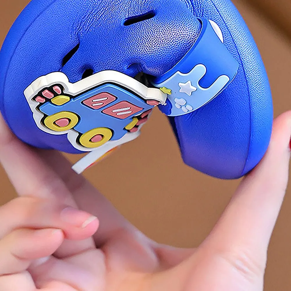 Blue Transport theme Slip on Clogs, Summer/Monsoon all season Footwear for Toddlers & Kids