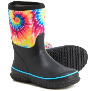 Bogs Kids Classic Stomper Tie Dye Boots Neoprene Waterproof Insulated Cushion