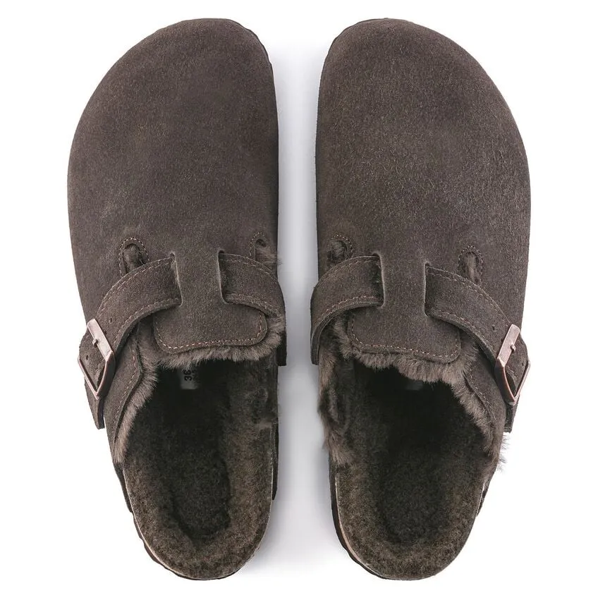 BOSTON SHEARLING MOCHA SUEDE