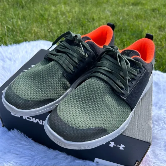 Boys' Grade School Under Armour Charged 24/7 2.0 X NM Sneakers Green Size 6.5