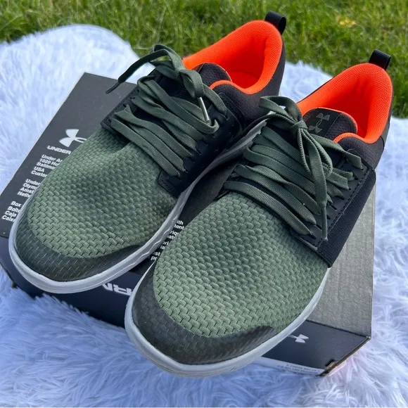 Boys' Grade School Under Armour Charged 24/7 2.0 X NM Sneakers Green Size 6.5