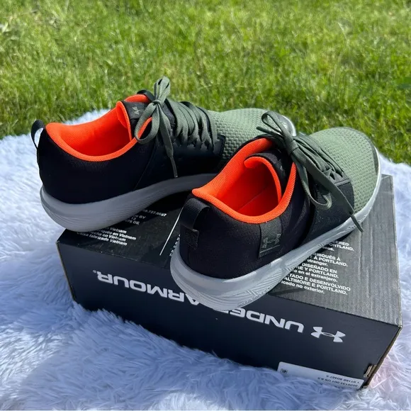 Boys' Grade School Under Armour Charged 24/7 2.0 X NM Sneakers Green Size 6.5