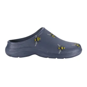 Briers Comfi Navy Bees Clogs - Size 5