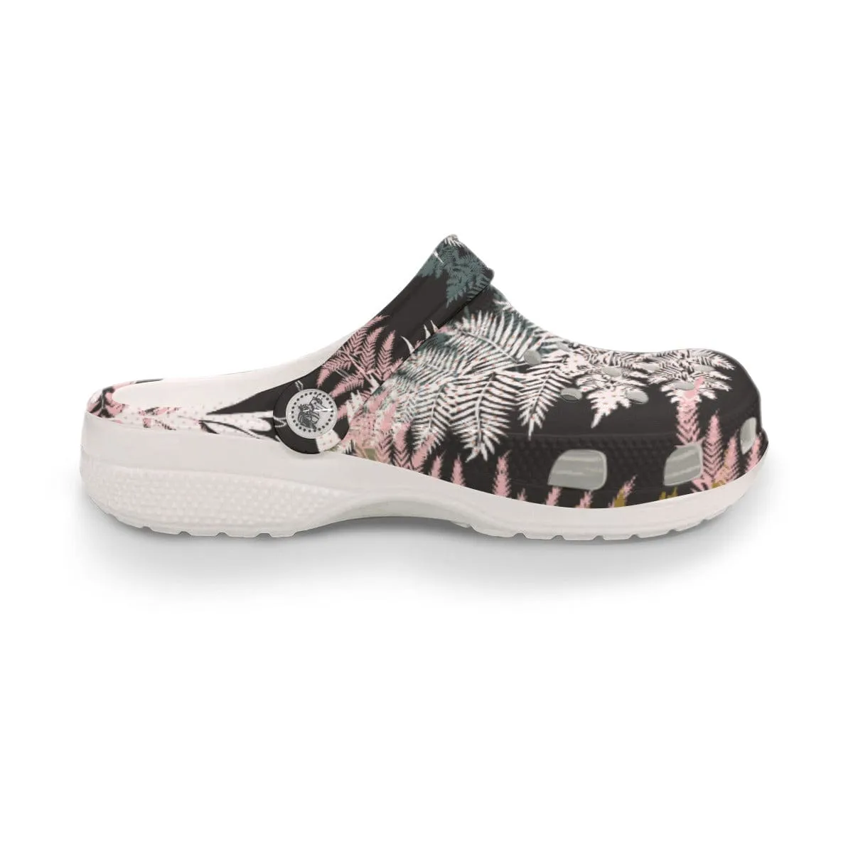 Brun Fern - Print Women's Classic Clogs