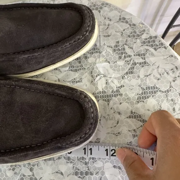 Bruno Magli &quot;Tonio&quot; Gray Suede Men's Loafers Size 11