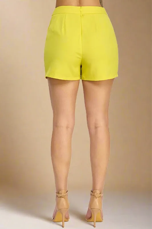 Buckle Detail Shorts