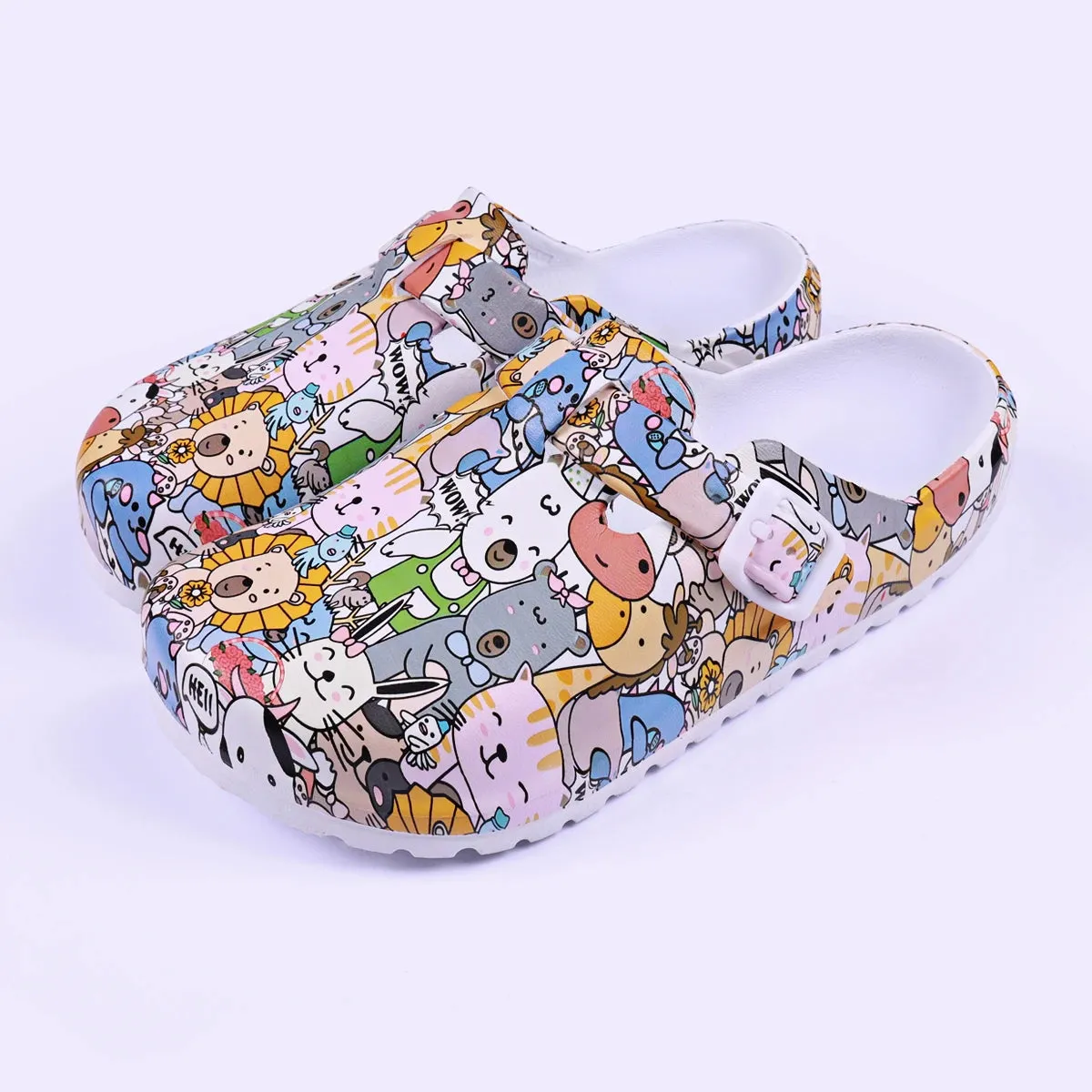 Cartoon Animal Print Clogs | Lightweight & Comfortable EVA Mules