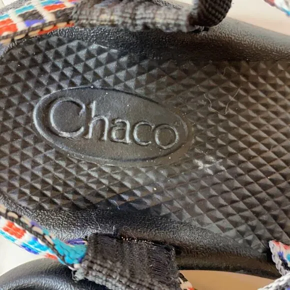 Chaco Z1 Ecotread Kid's Tube Teal Sandals 3