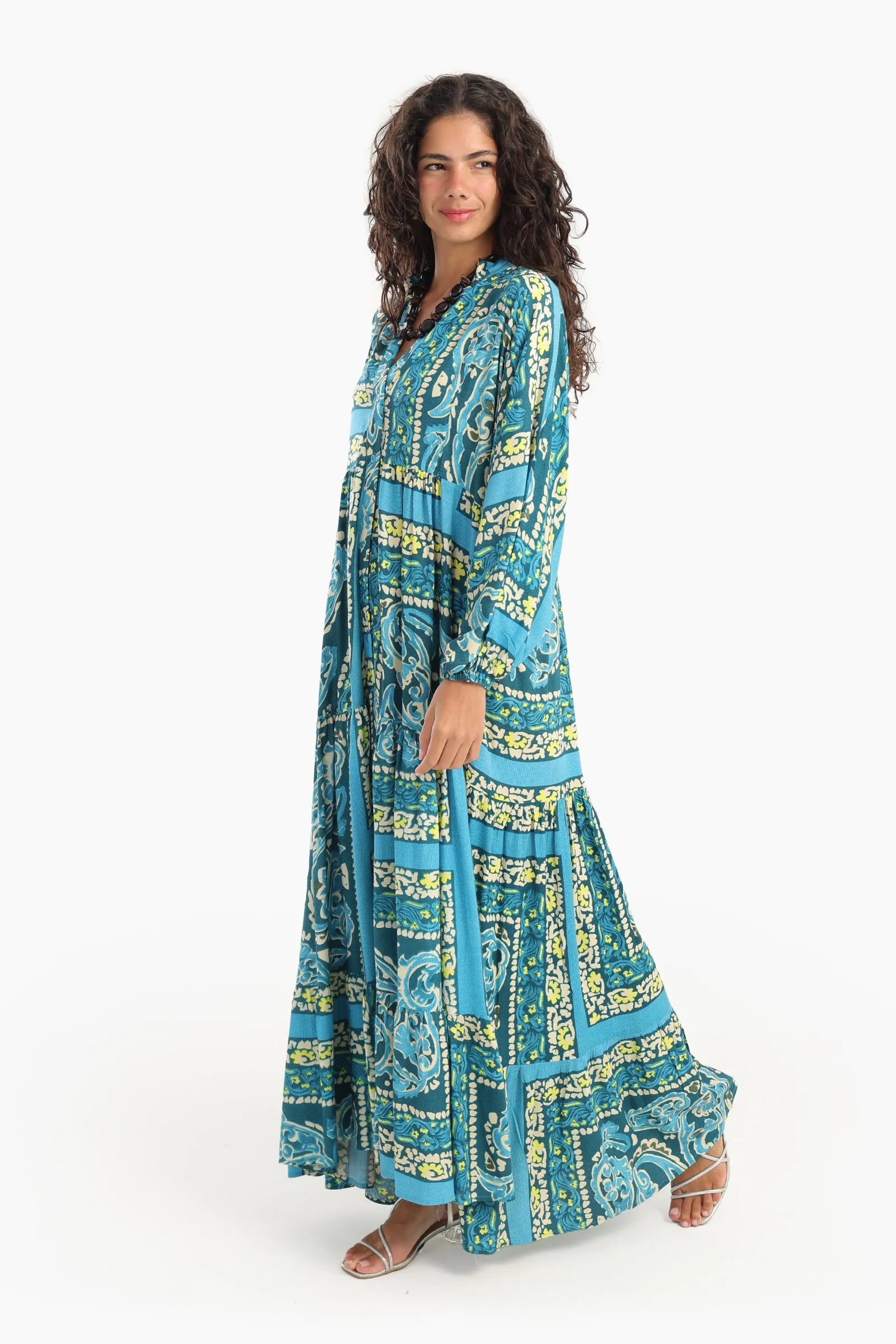 Chic Printed Maxi Dress