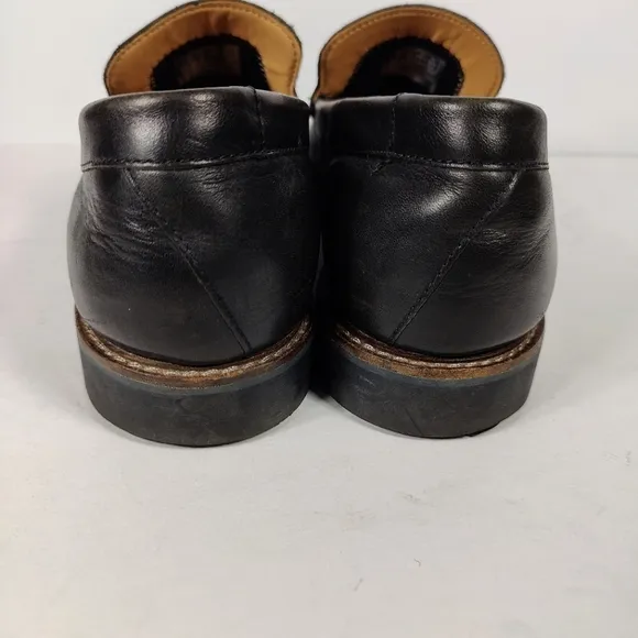Clarks Atticus Edge Leather Loafer Casual Slip On Black Brown Men's Shoe Size 11