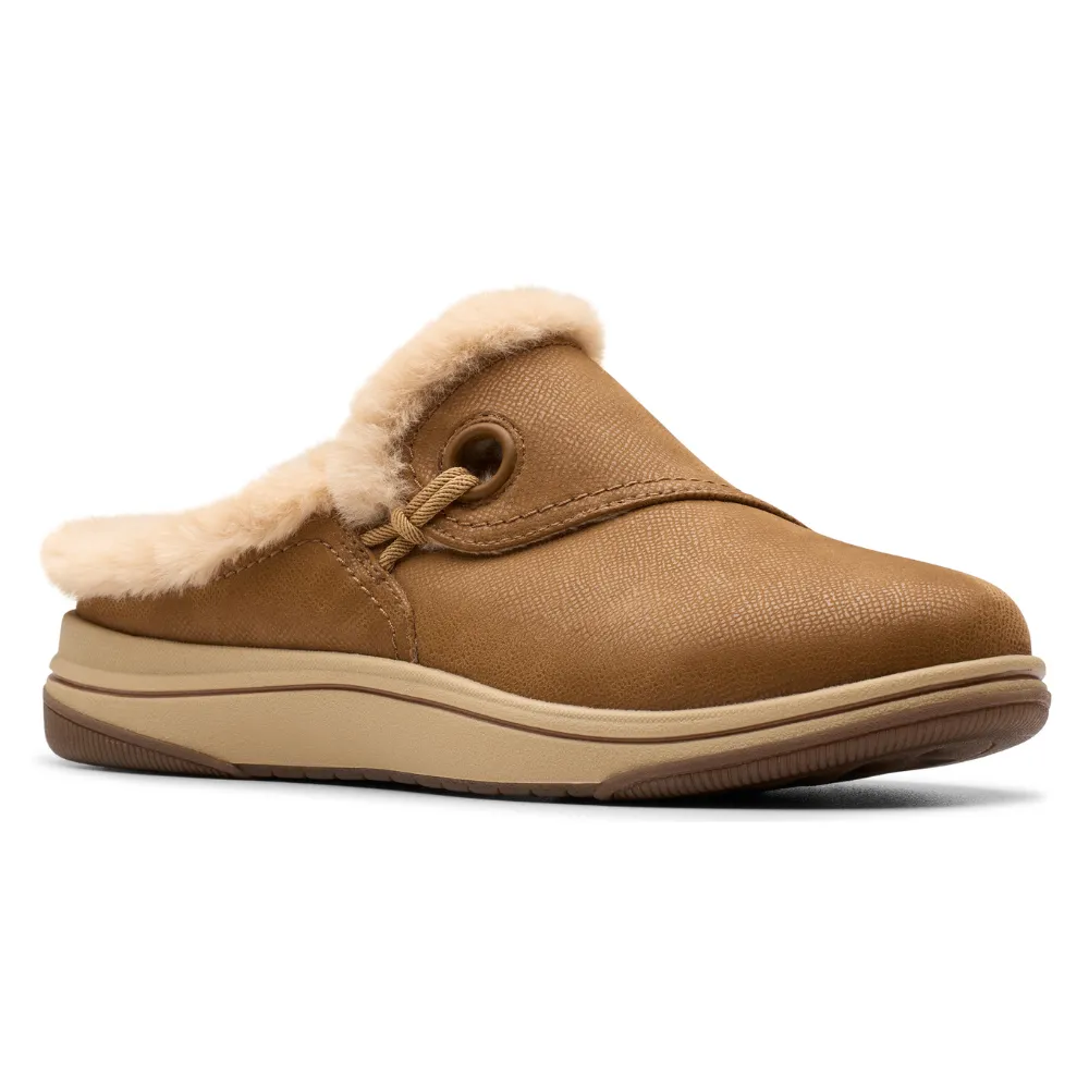 Clarks Breeze Myth Dark Tan Clog (Women's)