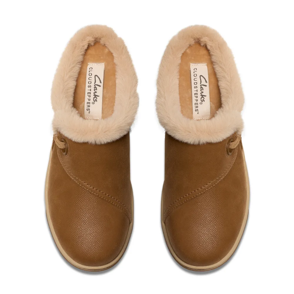Clarks Breeze Myth Dark Tan Clog (Women's)
