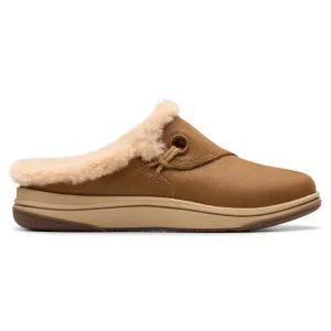 Clarks Breeze Myth Dark Tan Clog (Women's)