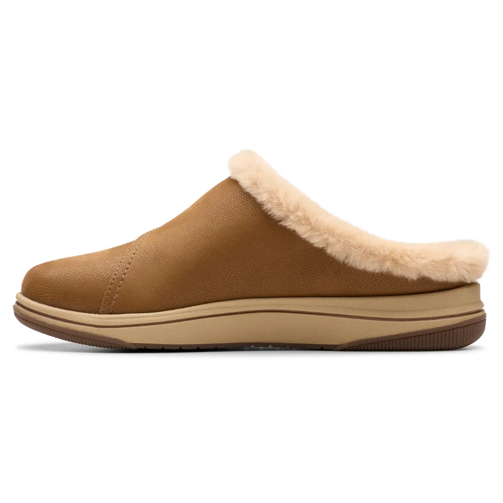 Clarks Breeze Myth Dark Tan Clog (Women's)