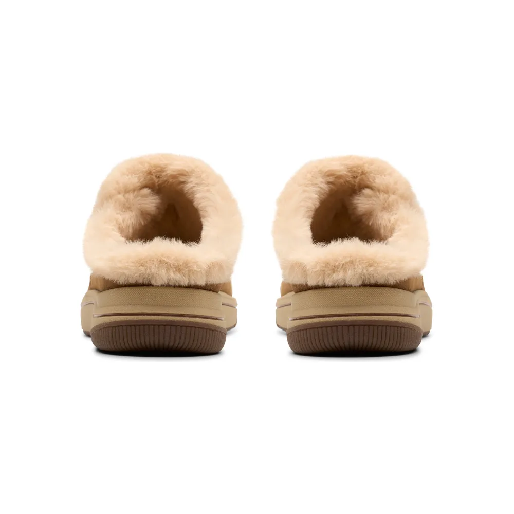 Clarks Breeze Myth Dark Tan Clog (Women's)