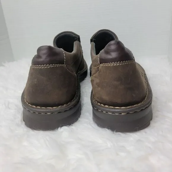 Clarks Vanek Step Mens Shoes Brown 15 M Leather Slip-On Comfort Casual Loafers