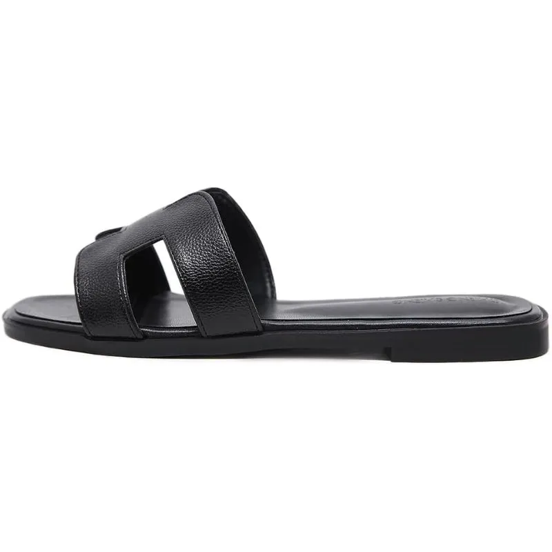 Classic Dual Strap Slide Sandals For Women