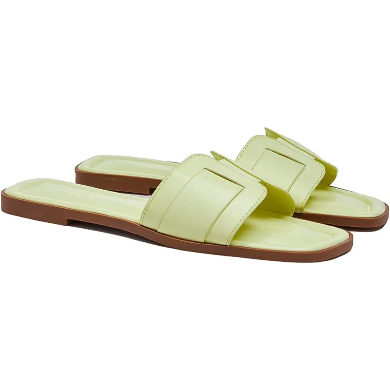 Classic Dual Strap Slide Sandals For Women