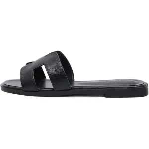 Classic Dual Strap Slide Sandals For Women