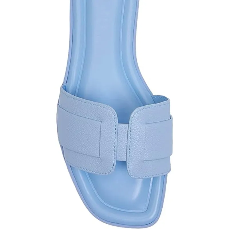 Classic Dual Strap Slide Sandals For Women