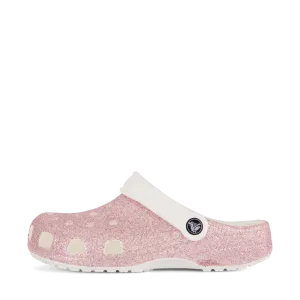 Classic Glitter Clog K White/Rainbow