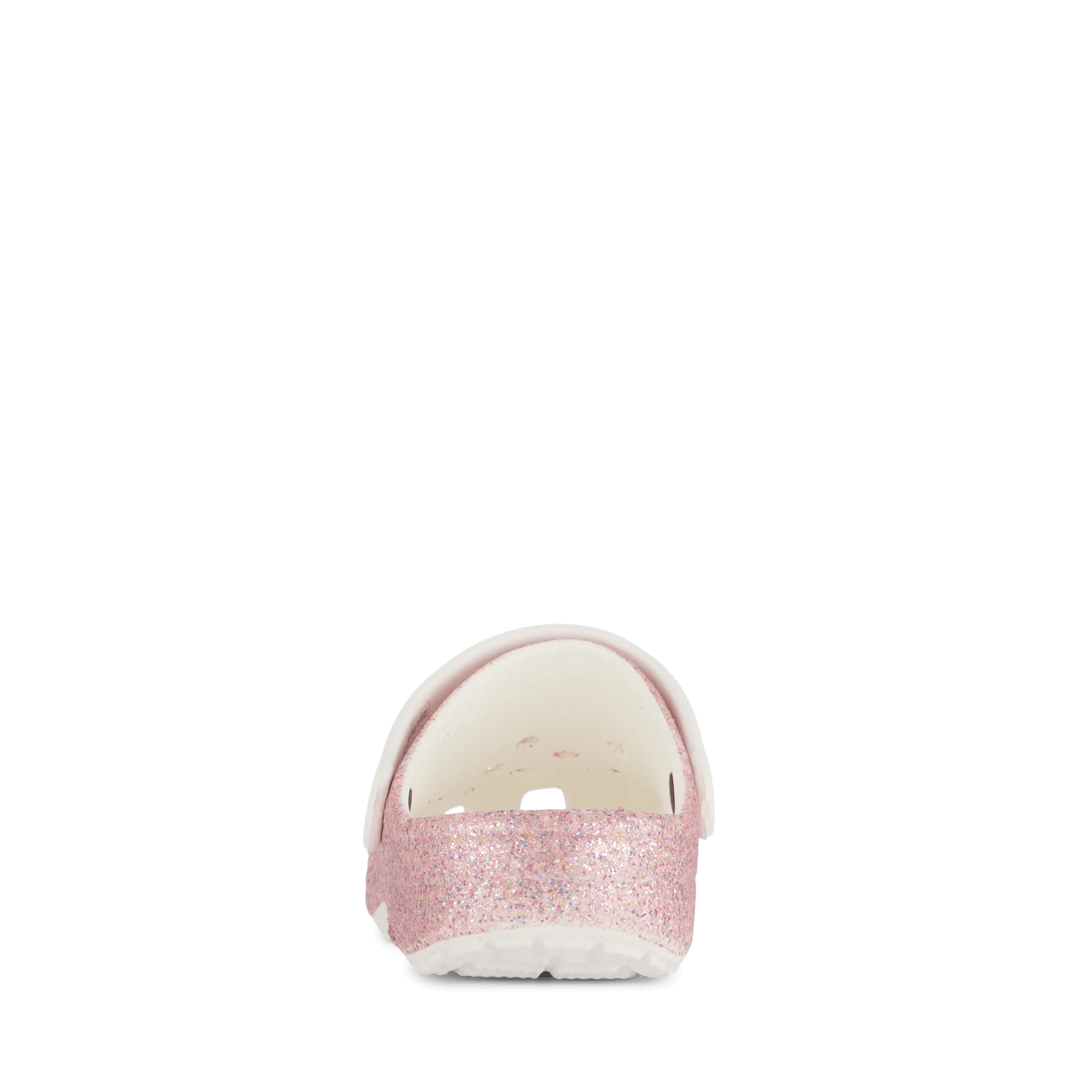 Classic Glitter Clog K White/Rainbow