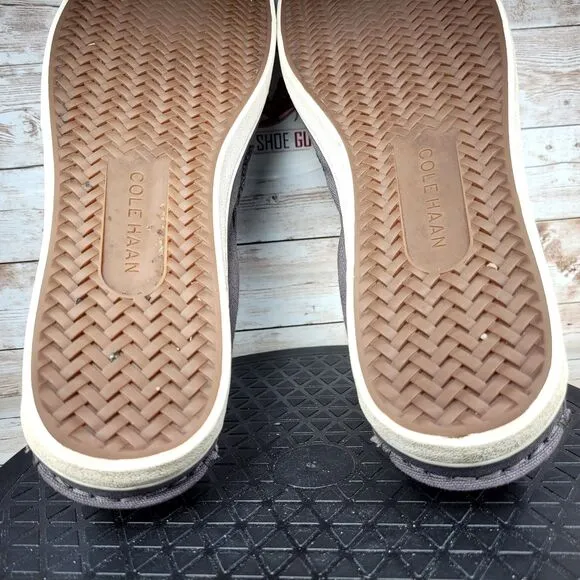 Cole Haan Men's Size 10.5M Casual Slip On Grey Pinch Penny Loafer Shoes
