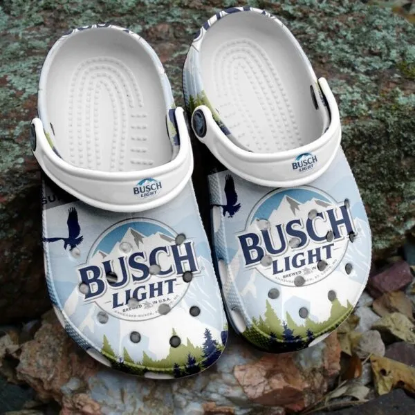 Cool Busch Light Beer Clogs