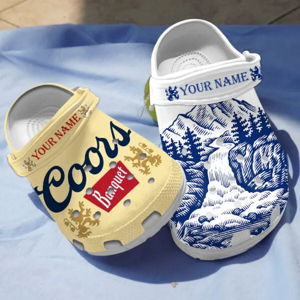 Coors Golden Beer Vintage Slippers