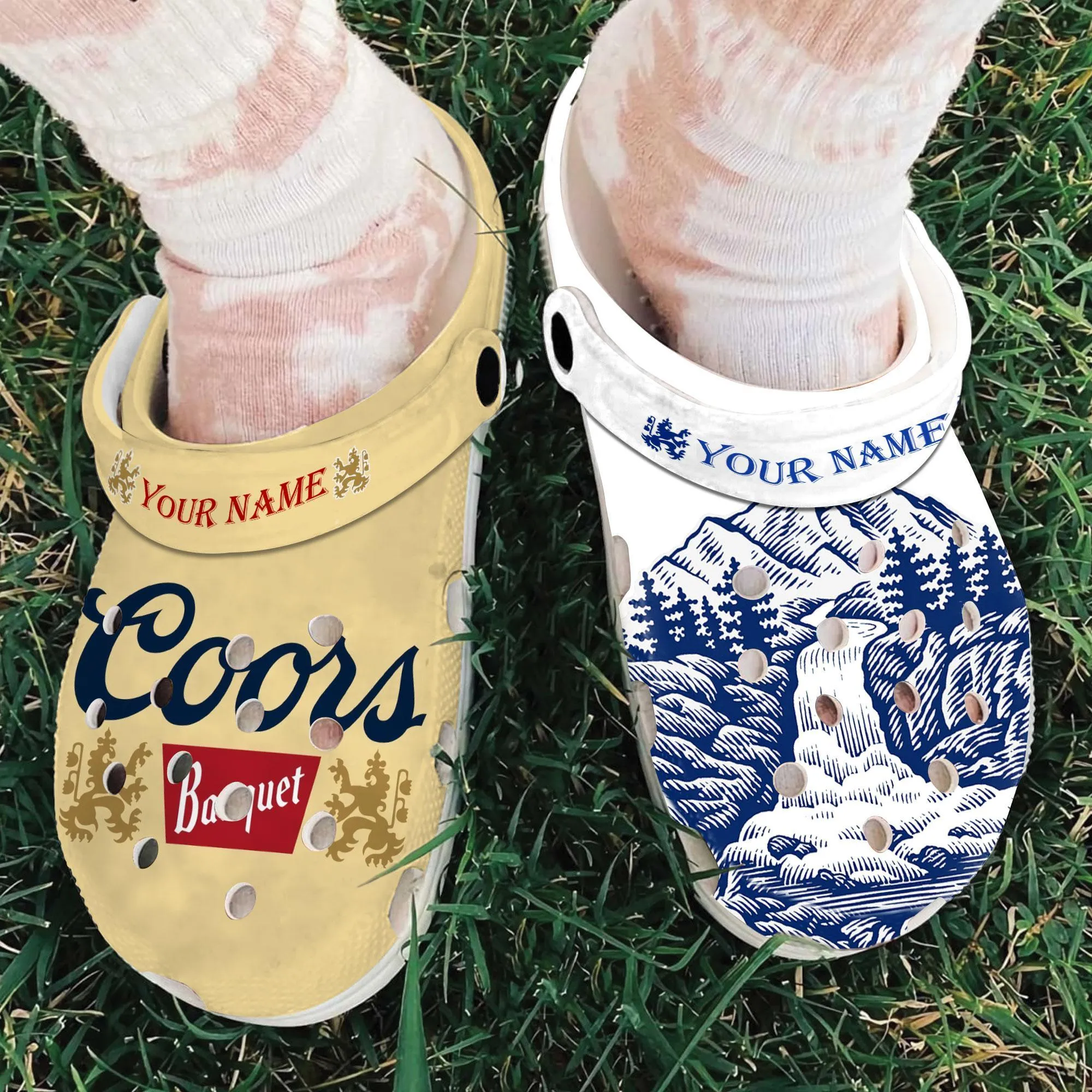 Coors Golden Beer Vintage Slippers
