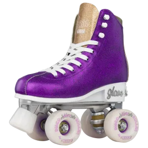Crazy Glam Adjustable Roller Skates Purple/Gold