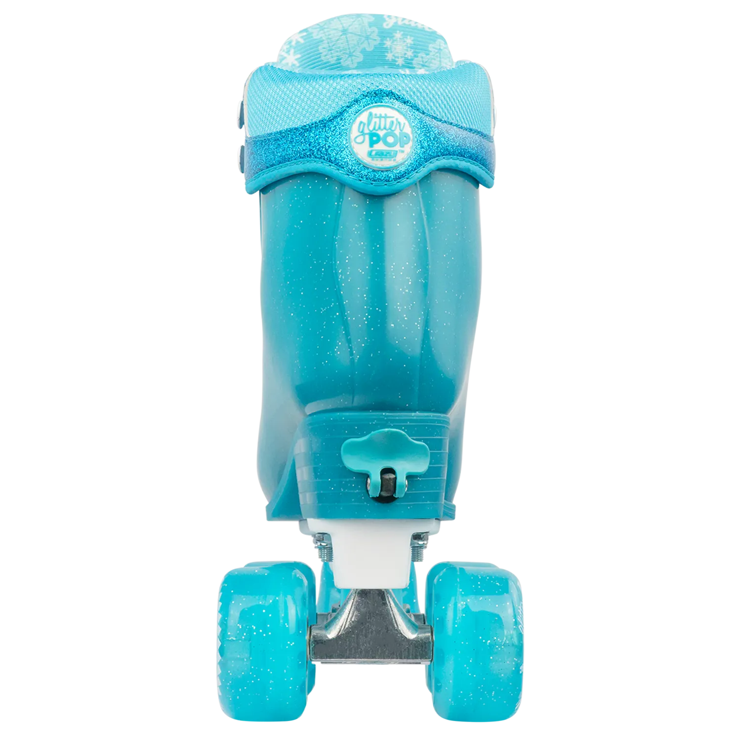 Crazy Glitter Pop Roller Skates Teal