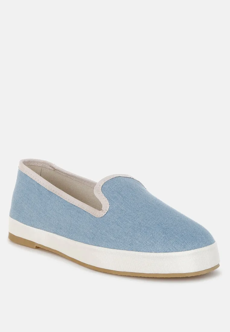 Denim Slip On Sneakers By RUW
